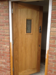 Oak front door