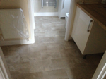 Utility room and bathroom vinyl example