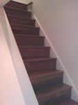 Walnut on staircase